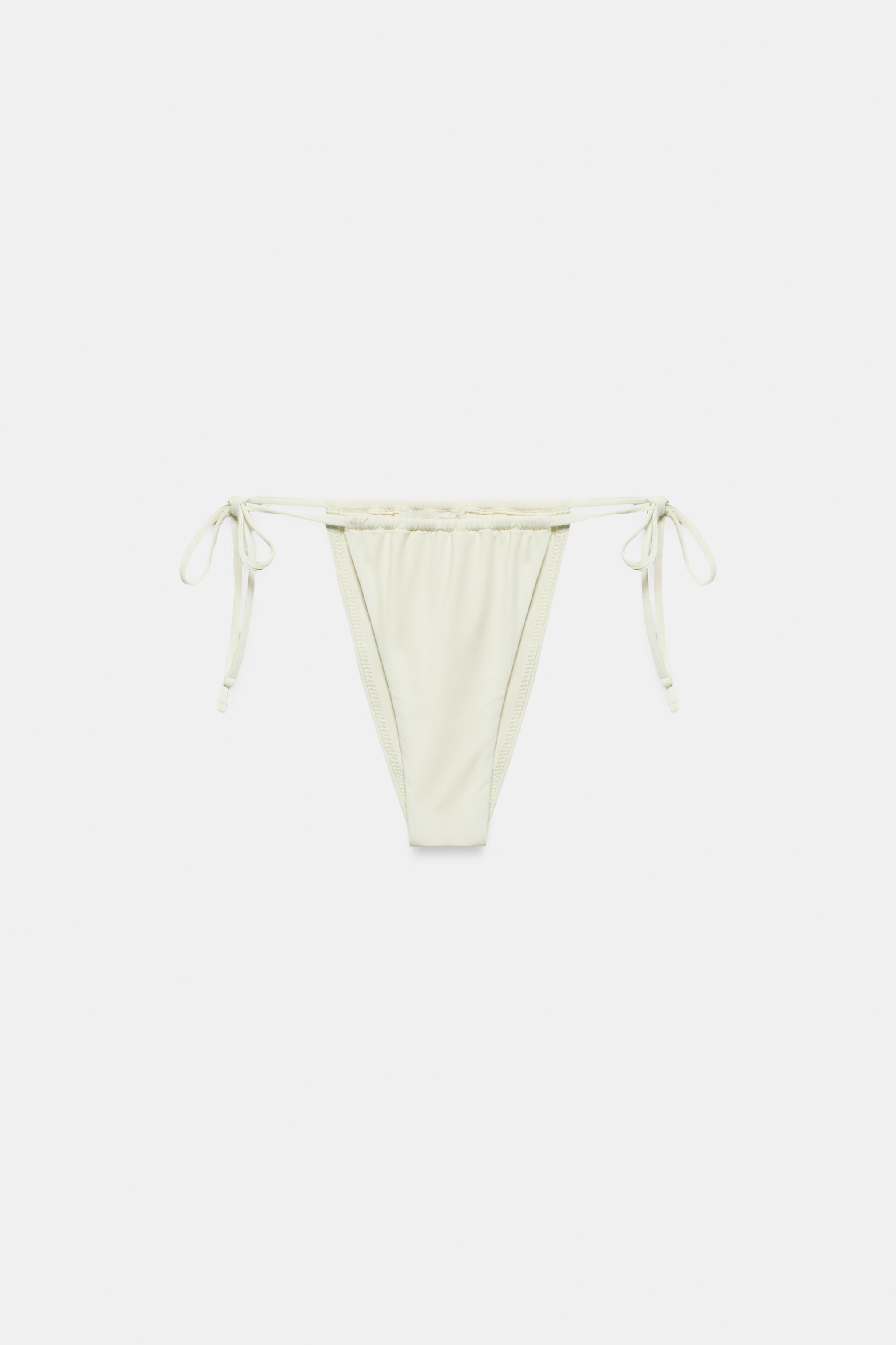 BAS DE BIKINI UNIE À NŒUDS